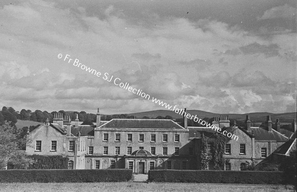 NORTH FRONT AND FORECOURT OF HOUSE